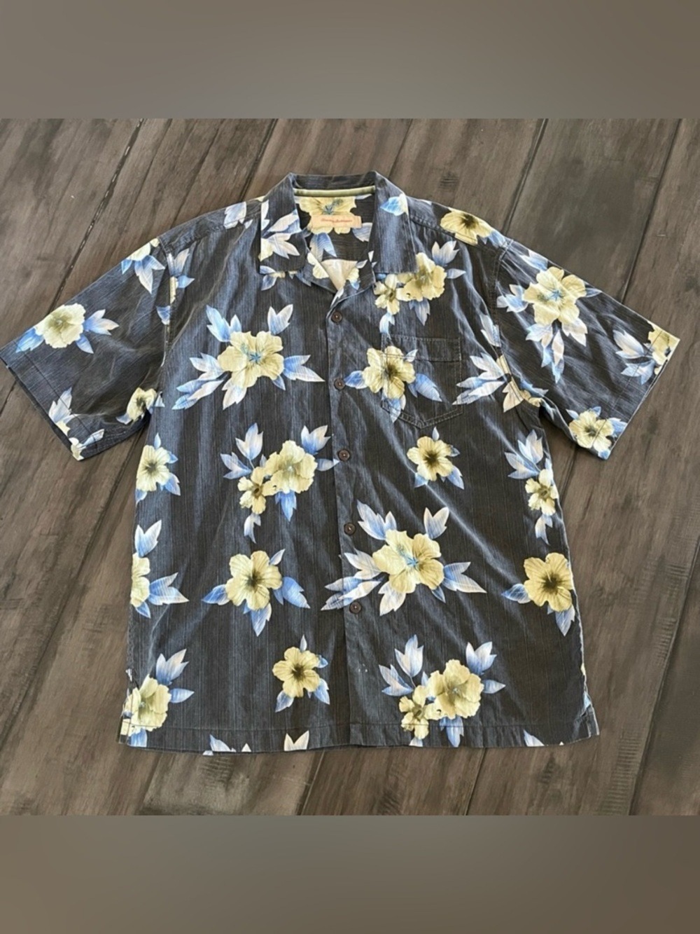 Tommy Bahama Silk Floral Shirt - Size Large